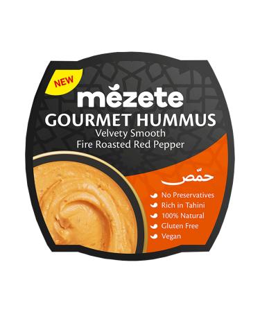 Mezete Original Hummus with Sun-Dried Roasted Peppers Vegan & Gluten-Free 1x 215g