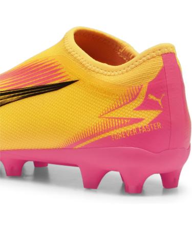PUMA Unisex Kids Ultra Match Ll FG/AG Jr Soccer Shoe - 34 EU Sun Stream/Puma Black/Sunset Glow - Best for International Shipping - Buy Online on SooperMarket.com