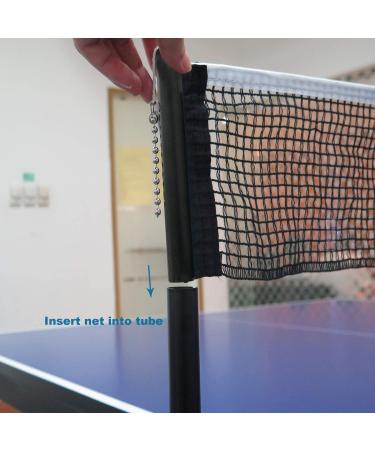 Comesee Professional Table Tennis Ping Pong Net Post Set - Black, 1.5 Inch Width, Adjustable Tension & Height, Easy Setup - Buy Online on SooperMarket.com