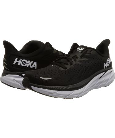 HOKA ONE ONE Clifton 8 Women's Shoes Size 10 Black/White - Buy Online on SooperMarket.com