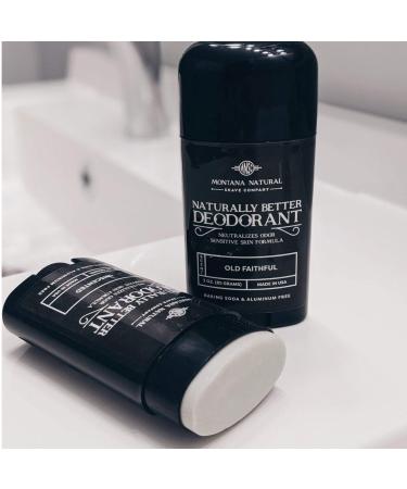 MNSC Mountain Man Deodorant - All-Natural Magnesium & Activated Charcoal Formula for Sensitive Skin - Aluminum-Free & Baking Soda-Free - Made in USA - Buy Online on SooperMarket.com