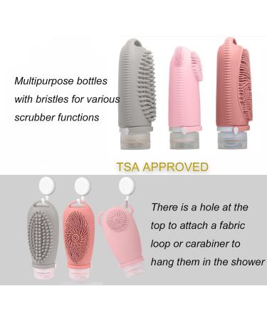 Travel Bottles for Toiletries - Leakproof TSA Approved Multi-functional Travel Essentials with Toiletry Bag - Buy Online on SooperMarket.com
