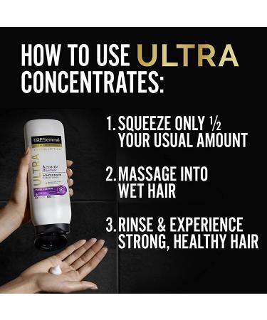 TRESemm Ultra Keratin Repair Concentrate Conditioner - 20 oz - Fast-Detangle Technology - Visible Repair in 30 Seconds - Buy Online on SooperMarket.com