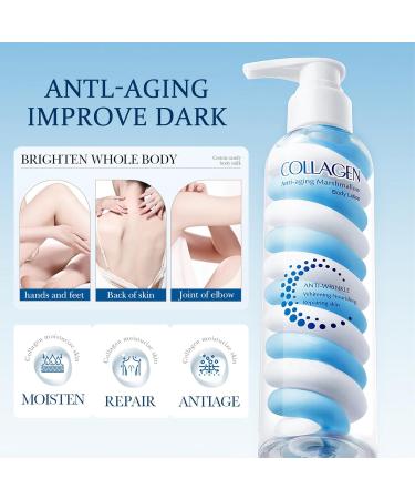 Skin Whitening Body Lotion Firming Body Lotion - Collagen Body Lotion for Dry Skin Firming Body Cream Whitening Lotion - Lightweight Non-sticky Skin Tightening Cream Body Moisturiser - Buy Online on SooperMarket.com