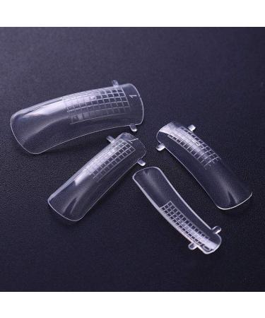 100pcs Quick Building Poly UV Gel Nail Forms - Full Cover Extensions & Nail Art Tool - Buy Online on SooperMarket.com