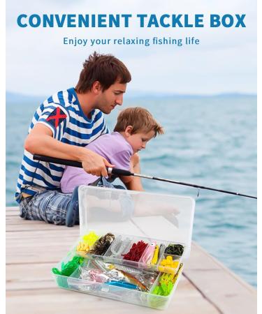 GOANDO 380 Pcs Freshwater Fishing Lures Kit - Bass, Trout, Salmon Bait Tackle Box with Spoon Lures, Worms, Crankbait, Jigs, Hooks - Fishing Accessories Set - Buy Online on SooperMarket.com