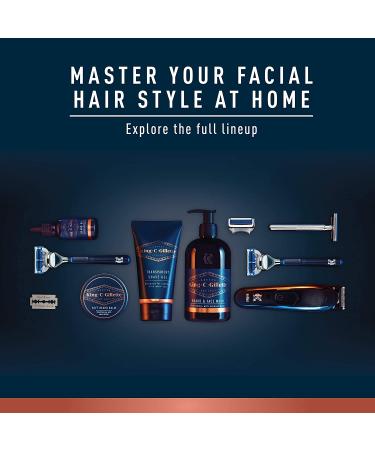 King C. Gillette Men's Beard Care Gift Kit - Beard and Face Wash, Beard Oil, Shave Gel - Buy Online on SooperMarket.com