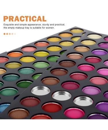 NOLITOY 10 Pcs Empty Round Metal Pans - Aluminum Tin Palette for Eyeshadow Blush Lipstick Organizer | Magnetic Makeup Palette 20mm - International Shipping - Buy Online on SooperMarket.com