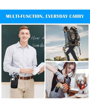 KATOLK 2 Pcs Belt Pen Holder  Multifunctional Adjustable Tactical Pencil Pouch  Detachable Military Duty Pencil Sleeve Case  Can Hold Pens  Rulers and Scissors  Black - Buy Online on SooperMarket.com