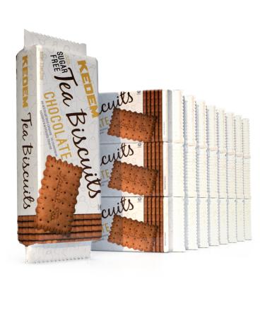 Kedem Tea Biscuits, Sugar Free Chocolate Tea Biscuits, 4.5-Ounce (Pack of 24)