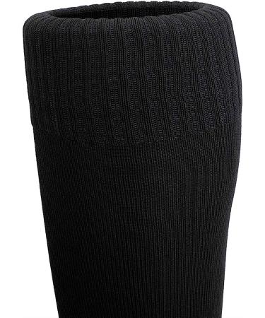 CWVLC Soccer Socks - Team Sport Knee High Socks for Adult Youth Kids | 3-Pair Black Medium - Buy Online on SooperMarket.com