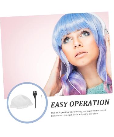 Beavorty 2 Sets Hair Coloring Set Crochet Hats Scrub Set Household Tools Highlight Hat Hair Dye Cap Hair Dye Cap with Holes Hair Dyeing Cap Hairdressing Tools Hair Staining Hair Cap Frosted - Buy Online on SooperMarket.com