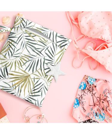 Waterproof Wet Dry Bag for Swimsuit Travel Beach Pool - Reusable Spring Leaves Design - Buy Online on SooperMarket.com