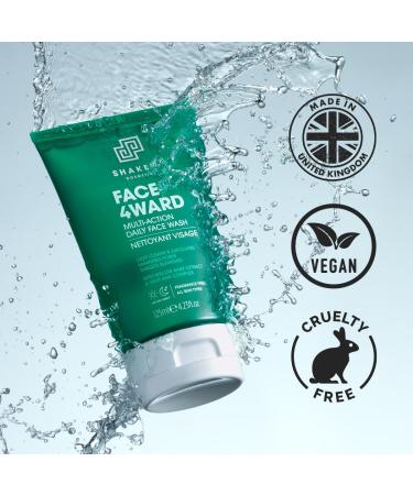 Shakeup Men's Face Wash - Multi-Action Deep Clean & Exfoliate | Vegan Skincare | 125ml - Buy Online on SooperMarket.com