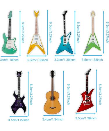 Mulukaya 28Pcs Guitar Cupcake Toppers Treat Cake Picks for Guitar Rock Music Birthday Wedding Party Decorations Supplies - Buy Online on SooperMarket.com