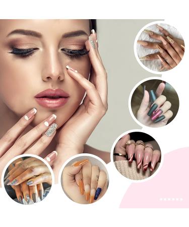 Clear Long Coffin False Nail Tips BOLASEN 500Pcs Full Cover Ballerina False Nails and Glue Fake Nails Artificial Fingernails Tip Clear Acrylic Nail Tips for Nail Salon & Home DIY 10 Sizes 500 Count (Pack of 1) - Buy Online on SooperMarket.com