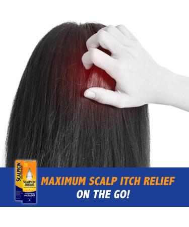 Scalpicin Max Strength Scalp Itch Treatment 1.5 oz - Effective Relief for Itchy Scalps | Buy Online Internationally - Buy Online on SooperMarket.com