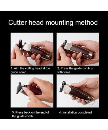 Dekaim Hair Clipper USB Rechargeable Electric Hair Trimmer Men's Head Shaver Cordless Clippers Men Home Haircutting Kit Hair Modeling Carving Shaver 11 - Buy Online on SooperMarket.com