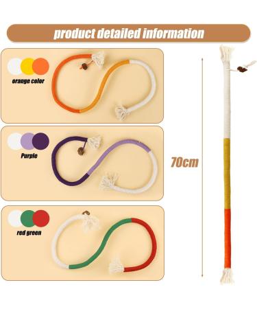 YANGCHUN Catnip Toy Bundle: Interactive Chew Rope for Indoor Cats - Natural Catnip Fillings, Teeth Cleaning and Stress Relief - 3 Pcs - Buy Online on SooperMarket.com