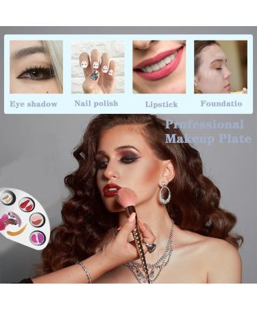 Tsathoggua Professional Makeup Palette And Spatula Upgrade Mixing Make Up Palette Stainless Steel Cosmetic Palette With Spatula For Mixing Makeup Cosmetics Or Nail Art - Buy Online on SooperMarket.com
