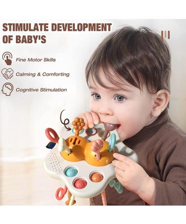 Jiosdo Montessori Toy for Babies 6+ Months Silicone Teething Sensory Egg Set | Motor Skills Development Gift for Infants & Toddlers - Buy Online on SooperMarket.com
