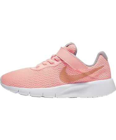 Nike Tanjun (Ps) Unisex Kid's Gymnastics Shoes Black 10.5 Child UK (28 EU) 10.5 UK Child Pink Pink Tint Mtlc Rose Gold Atmosphere Grey 607