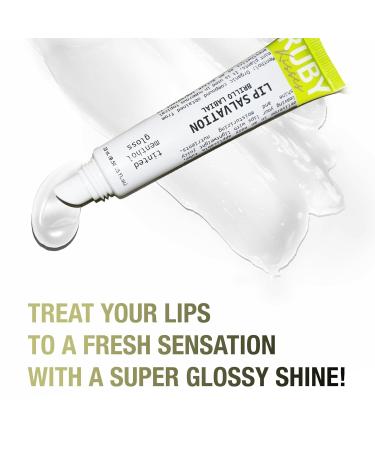 Ruby Kisses Salvation Lip Gloss - Lightweight Juicy Shine Menthol Infused Conditioning Treatment for Deep Hydration & Healing - Buy Online on SooperMarket.com
