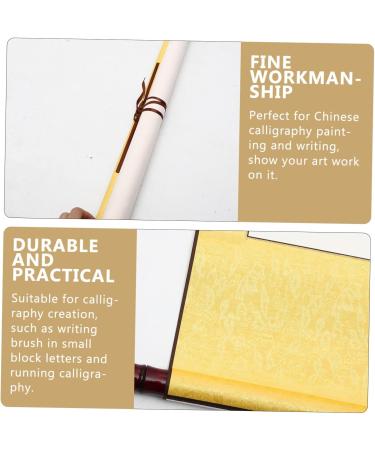 Operitacx 2pcs Blank Painting Scroll Rice Paper Blank Hanging Scroll Calligraphy Practicing Paper Portable As Shown 3 120X58cm - Buy Online on SooperMarket.com
