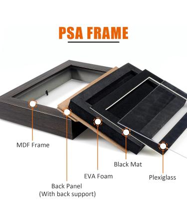 Tutata Walnut PSA Graded Card Display Frame - Sport Card Display Case - Buy Online on SooperMarket.com