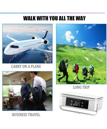 Insulin Cooler Rechargeable Medicine Refrigerator Touch Temperature Control Ultra-Quiet with Rechargeable Lithium Battery Suitable for Cars Families Travel - Buy Online on SooperMarket.com