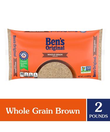 BEN'S ORIGINAL Whole Grain Brown Rice 2 lb Bag - Pack of 1 - Buy Online on SooperMarket.com