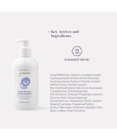 MONAT Junior Gentle Shampoo | Tear-Free Sulfate & Paraben-Free Natural Hair Care for Kids - 237 ml - Buy Online on SooperMarket.com