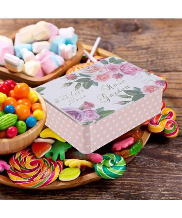 HOLIDYOYO Slide Top Tin Containers - Rectangular Metal Organizer for Lip Balm, Candies, Jewelry, Crafts - Empty Tin Box with Push-pull Sliding Cover - Buy Online on SooperMarket.com