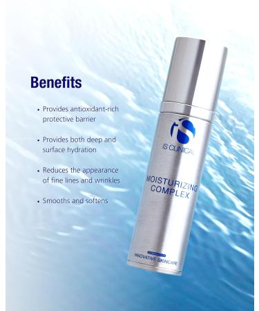iS CLINICAL Moisturizing Complex | Anti-Aging & Hydrating Face Moisturizer | Vitamin A for Blemish-Free Skin | Shop Internationally - Buy Online on SooperMarket.com