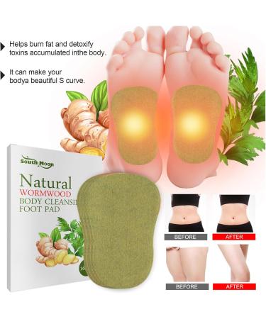 Wormwood Body Cleansing Foot Pads Natural Herb Wormwood Foot Pads Herb Wormwood Foot De_tox Pads Foot Detox Patches Relieve for Relieve Stress Help Sleeping Foot Care and Pain Relief (6 Box/96 Pcs) - Buy Online on SooperMarket.com