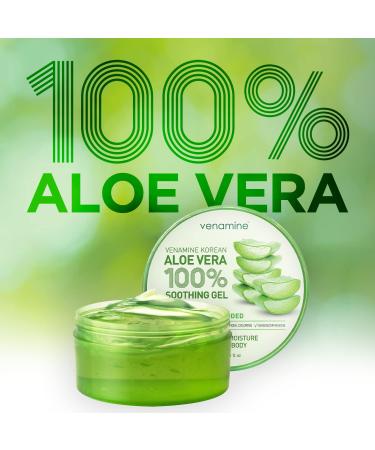 Venamine Korean Aloe Vera Soothing Moisture Gel 100 - 300ml for Face and Body - Buy Online on SooperMarket.com