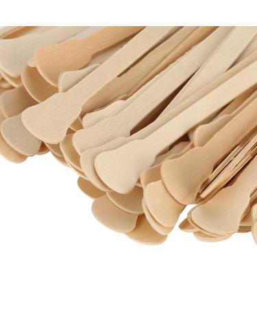 100pcs Disposable Wax Spatulas | Wooden Hair Removal Applicators | Cosmetic Wax Sticks for Smooth Skin - Buy Online on SooperMarket.com