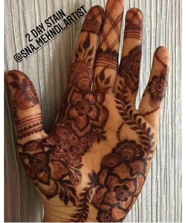 Sana Premium Organic Mehndi Cones Dark Brown - Buy Online on SooperMarket.com