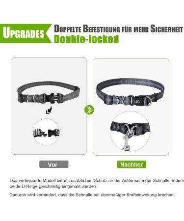 Snocyo Jogging Leash for Medium & Large Dogs | Elastic Reflective Dog Leash with Double Handle & Waist Belt | Perfect for Running & Exercise - Buy Online on SooperMarket.com