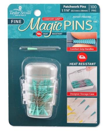 Comfort Grip Magic Pins Patchwork Fine-Quilting Supplies-Sewing Supplies-Sewing Notions-100 Count