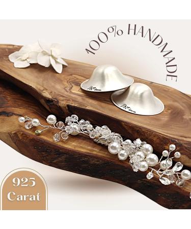 The Original Silver Nursing Cups - Nipple Shields for Nursing Newborn - Newborn Essentials Must Haves - Nipple Covers Breastfeeding - Soothe and Protect Your Nursing Nipples - 925 CT 925-CARAT - Buy Online on SooperMarket.com