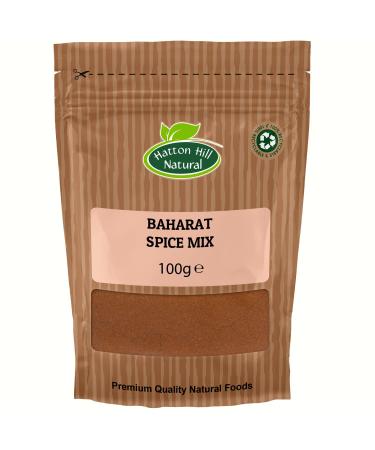 Baharat Spice Mix (Aromatic & Peppery Spice Blend) 100g by Hatton Hill - Free UK Delivery