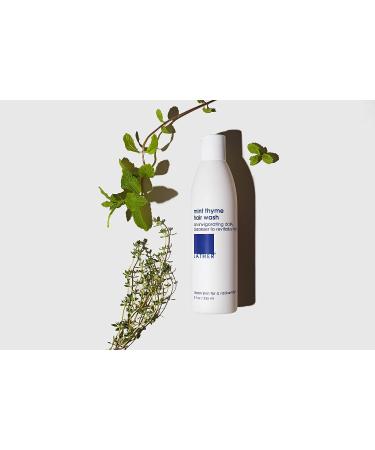 LATHER Mint Thyme Hair Wash - Natural Shampoo with Peppermint Oil, Green Tea, Mint & Thyme - 8 Oz Bottle | Self Care Essential Oils - Buy Online on SooperMarket.com