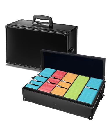 Game Card Storage Case (BBB Edition) | Case Is Compatible with Magic The Gathering, MTG, All Standard Card Games (Game Not Included) | Includes 8 Dividers | Fits up to 2500 Loose Unsleeved Cards No Logo