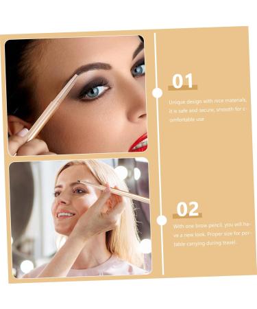 CANIGHT 3pcs Double Ended Eyebrow Pencil Brow Pencil Black Makeup Pen for Eyebrow Makeup Eyebrow Pencil Abs - Buy Online on SooperMarket.com