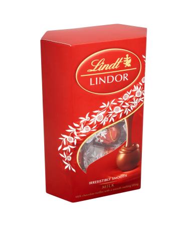 Lindt Lindor Milk Chocolate Truffles With a Smooth Melting Centre 200g (pack of 2)