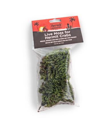Fluker's Live Moss for Hermit Crabs, 0.7oz Green
