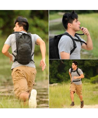 Diaz Sport Insulated Cooler Bag for 2L & 3L Hydration Bladders | Keeps Water Cold for Hours | Lightweight & Water Resistant | Includes Free Clips for Drinking Tube | Black - Buy Online on SooperMarket.com