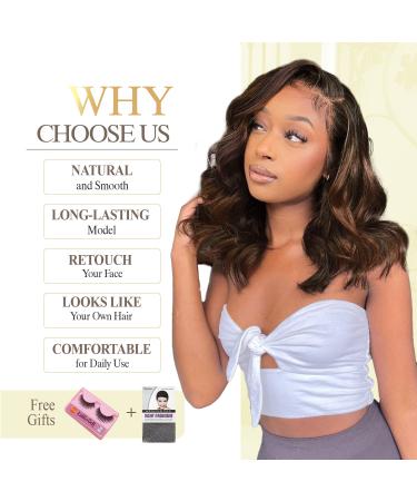 Quantum Love Short Loose Curly Body Wave Wig for Black Women - Mix Brown, 16 inches - Buy Online on SooperMarket.com