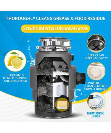 NATRUTH Garbage Disposal Cleaner Deodorizer Tablets 24 Pack - Lemon Fresh Formula Disposer Freshener Natural Kitchen Drain Cleaning Tablet - Buy Online on SooperMarket.com